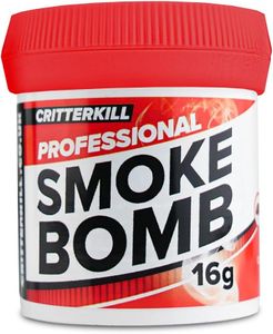 CritterKill Smoke Bomb 2-Pack – 16g Pest Control Fumigator