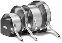 Caraway Stainless Steel Cookware Set (4 Piece) - 5-Ply Stainless Steel Pots & Pans - Includes Fry Pan, Sauce Pan, Sauté Pan, Dutch Oven, & Storage - Non Toxic, PTFE & PFOA Free