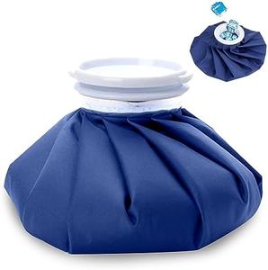 MUNSKT sac d'eau glacée chaude et froide, sac étanche réutilisable et rechargeable pour maux de tête, blessures, récupération, soulagement de la douleur, réduction de l'enflure