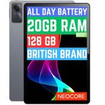 NEOCORE E2s 10.1" Android Tablet | Ultra Fast, 20GB RAM (8GB+12GB RAM Boost), CPU 8x2GHz | Mega Storage 128GB+ SD Slot up to 2TB | 15-Hours Battery | British Brand 2-Y Warrnty | GPS