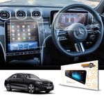 ARMOUR GUARDS ULTIMATE PROTECTION Mercedes C-Class 2022 Car Infotainment and Instrument Cluster Screen Protector [Transparent] It's Flexible not a Glass