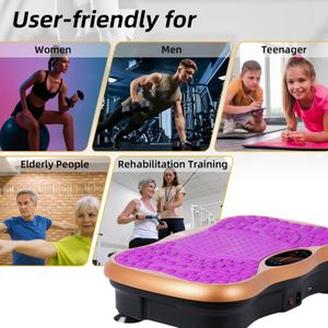 EVOLAND Vibration Plate – Fitness Exercise Machine, Purple