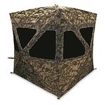 Muddy Infinity 2-Man Ground Blind with Surround View Shadow Mesh Eliminates Blind Spots