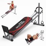 Home Full Body Workout Machine – 8-in-1 Folding Multi Gym for Home Fitness – Full Body Strength & Cardio System – Over 100 Exercises All-in-One Workout Equipment – Easy Storage – Official Support