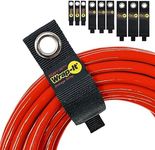 Heavy-Duty Wrap-It Storage Straps - Assorted 9-Pack - Extension Cord Hanger Cord Straps for Garage Storage and Organization