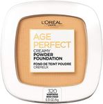 L'Oreal Paris Age Perfect Creamy Powder Foundation Compact, 320 Warm Beige, 0.31 Ounce