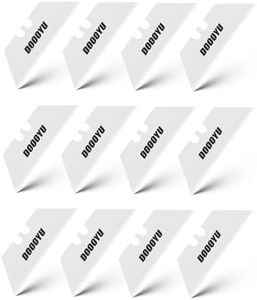 Ceramic Utility Knife Blades 12 Pack, Ultra Sharp & Rust-Proof Box Cutter Replacement Blades, Durable Zirconia Ceramic Razor Blades for Utility Knife, Safe Long-Lasting Cutting Performance