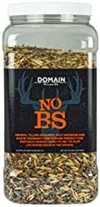 Domain Outdoor No BS Deer Food Plot Seed for Deer, Forage Oats, Clover, Forage Rape, Chicory, Radish, Finally a No Till Mix with Zero Fillers, No Heavy Equipment Required, 1/4 Acre