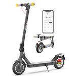 5TH WHEEL V30PRO Electric Scooter with Turn Signals - 350W Motor, 32KM Range & 29 KM/H, 10" Inner-Support Tires, Cruise Control and Dual Braking System, Foldable Electric Scooter for Adults