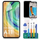 Screen Replacement for Samsung Galaxy A11 A115 2020 SM-A115 SM-A115M SM-A115F/DS LCD Touch Screen Digitizer with Frame Assembly