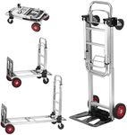 VEVOR Aluminum Hand Truck, 2 in 1, 