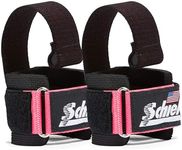 Schiek Sports Model 1000-DLS Deluxe Dowel Lifting Straps - Pink