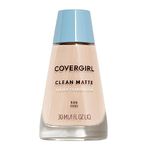 COVERGIRL Clean Matte Liquid Foundation Ivory 505, 1 oz (Pack of 2)