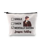 G2TUP J Ackles Inspired Gift Mentally Dating J Ackles Makeup Bag Dean Winchester Fan Cosmetic Bag J Ackles Merch (J Ackles MB)