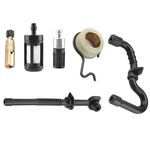 TOPINCN Chainsaw Oil Pump Worm Gear Fuel Hose Filter Kit for Stihl Ms180 Ms170 180 018 Affordable Chainsaw Spare Parts Accessories Garden Tool Parts