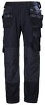 Helly-Hansen Workwear Oxford Construction Pants for Men with Lightweight Cotton, Adjustable Knee Pads, and Hanging Pockets, Navy - 34/32