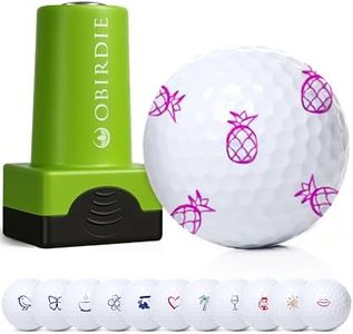 Obirdie Self-Inking Golf Ball Stamp | Chic & Fun Golf Ball Stamper | Fast-Drying, Waterproof Golf Ball Marker Stamp | Reusable Golf Accessories for Women | Golfer Gifts | Golf Gadgets (Pineapple)