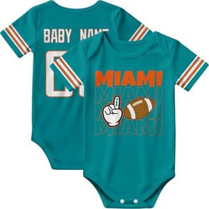 KREDE Miami Baby Clothes Custom Name Bodysuit for Baby Boy Gifts