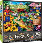 Masterpieces 750 Piece Jigsaw Puzzle for Adults, Family, Or Kids - Fresh Farm Fruit - 18"x24"