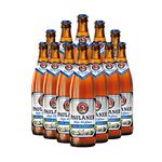 Paulaner Alcohol free Hefe-Weissbier 500ml Bottles 0.0% ABV (12 Pack) - Alcohol Free Beer Gifts for Men and Women, Beer Gift Set, Birthday Beer, Craft Beer Gift Set, Lager Gift Set, World Beers