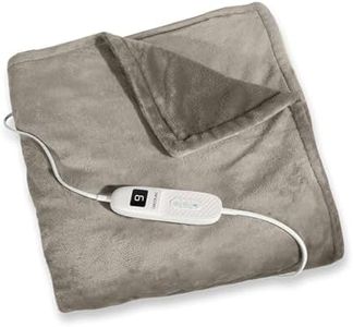 Cecotec Couverture chauffante HeatConfort ThermalBlanket Frannel. Couverture électrique 180x130 avec arrêt Automatique et 9 Niveaux de température réglables.