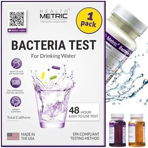 Coliform Bacteria Test Kit for Drinking Water - Easy to Use 48-Hour Water Quality Testing Kit for Home Tap & Well Water | EPA Approved Testing Method | Made in The USA | Incl. E Coli | 1-Pack