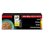 Sheba Select Slices Cat Wet Food - Poultry Selection in Gravy - 40x85g (Pack of 1)