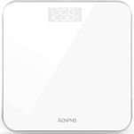 RENPHO Digital Body Weight Bathroom Scale, Highly Accurate Core 1S Body Weight Scale with Lighted LED Display, Round Corner Design, 400 lb, White