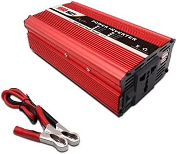 BL Electronics 1000W Peak Power Modified Sine Wave Inverter LED Display 800W Rated Power Inverter DC 12V to AC 220V Converter High Frequency Car Power Charger Inverter with 2 USB Port AC Socket