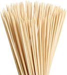 Beyonder Bamboo Marshmallow Roasting Sticks with 30 Inch 5mm Thick Extra Long Heavy Duty Wooden Skewers， Roaster Barbecue Smores Skewers & Hot Dog Forks for Camping PartyKebab Sausage (100 Pcs)