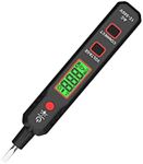 Voltage Tester AC 12-300V Non-Contact & Contact Voltage Detector Electrical Test Pen Wire Breakpoint Finder with NCV, Continuity Live Null Wire Test, LCD Display, Buzzer Alarm, Backlight, Flashlight