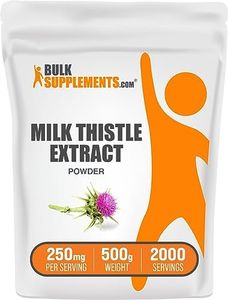 BulkSupplements.com Milk Thistle Extract Powder - Liver Support - Silymarin Milk Thistle - Liver Cleanse - Liver Supplement - Milk Thistle For Dogs (500 Grams - 1.1 lbs)
