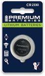 Premium CR2330 Battery 3V Lithium Coin Cell - Japanese Engineered High Capacity Batteries (6 Pack)