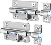 Door Security Slide Latch Lock, 2 P