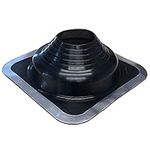 Chimsoc HT Rubber Pipe Flashing - Black High Temperature Silicone - Suits 110-170mm Diameter Pipes