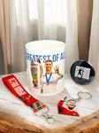 SINCE 7 STORE Cristiano Ronaldo Gift box for CR7 Fans, INCLUDES 4 products: 1 CR7 Mug, 1 Keychain, 1 Keychain Lanyard & 1 badge