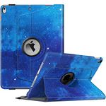 Fintie Rotating Case for iPad Air (3rd Gen) 10.5" 2019 / iPad Pro 10.5" 2017 with Built-in Pencil Holder - 360 Degree Rotating Stand Protective Cover, Auto Sleep/Wake (Starry Sky)