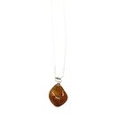 Maitri Export Natural Ruby Onyx Crystal Stone Tumble Pendant for Healing, Crystal Tumble Pendant for Men and Women (Ruby Onyx)