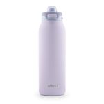 Ello Pop & Fill 32oz Stainless Steel Water Bottle with Quick Fill Technology, Double Walled and Vacuum Insulated Metal, Leak Proof Locking Lid, Sip and Chug, Reusable, BPA Free, Aurora