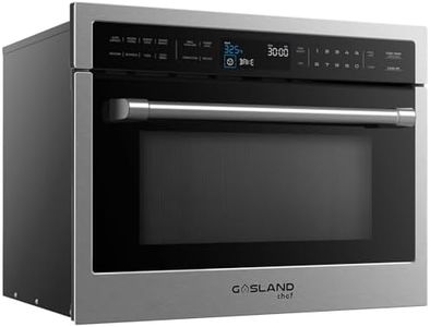 Gasland 1.6 Cu. Ft. 24 Inch Microwave Convection Oven Combo,Convenction Microwave Drawer Oven, 1000 Watt, Sensor Cook, Drop Down Door in Stainless Steel