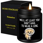 Homsolver Get Well Soon Gifts for Men,Funny Gifts for Him After Surgery,Feel Better Cheer Up Inspirational Gifts,Sandalwood Candle for Friends Dad Brother Coworker