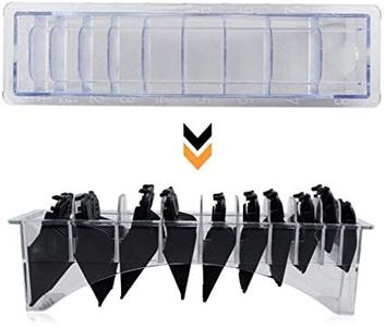 Soporte de clipper, caja de almacenamiento de peine de límite Caja de organizador de peine de posicionamiento de clipper de pelo, caja de protección de clipper para accesorio de guía(02)