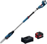 BOSCH GKE18V-25TPN18X 18V 10-Inch Pole Chainsaw Kit with 10 Ft. Telescoping Reach & Brushless Motor (Includes 8.0Ah Battery & Fast Charger)