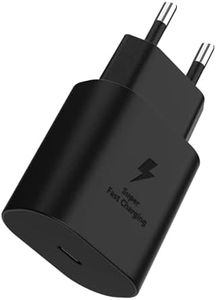 25W Chargeur USB C Secteur Charge Rapide pour Samsung Galaxy S24 S23 S22 S21 S20+/FE/Plus/Ultra, S10 S9 Note 20 Z Flip 4, A34 A54 A13 A14 A15 A73 A53 A52 A33, A05S A55 A35 A51 A25 A72