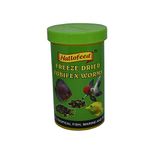 Hallofeed Freeze Dried Tubifex Worms Fish Food,40G For All Types Of Tropical & Marine Fish & Turtle Diet,Tropical & Marine Fish & Turtle Diet For All Life Stages