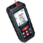 MILESEEY Laser Measuring Tool, 229 Ft Laser Distance Measure with App, Angle Sensor, M/in/Ft Unit Switching Backlit LCD and Pythagorean Mode, Measure Distance, Area and Volume