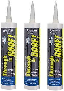 Sashco Through The Roof Sealant, 10.5 oz Cartridge, Clear (Pack of 3)