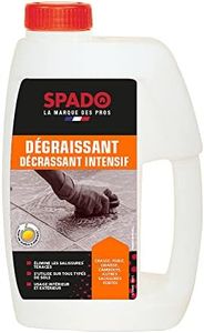 SPADO - Dégraissant décrassant- Elimine les salissures - Tout les types de sols - Usage intérieur et extérieur - travaux, déménagement et gros nettoyages - Parfum agrume -1L -Fabriqué en France