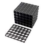 Bestol 20pcs 3X6 Cell 4X6 Cell 5X6 Cell 10Cell Spacer 18650 Lithium Battery Plastic Holder Bracket (20pcs-5X6)