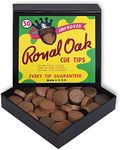 Tweeten Royal Oak Billiard Pool Cue Tips - 1 Box - 50 Tips - Choose Your Size (12.5 mm)